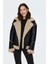 Onlwılma Faux Leath Sherpa Mont  15293010 3