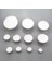 3.5cm 60PCS Tarzı Çapı Beyaz Yarım Yuvarlak Katı Polistiren Strafor Köpük Topları Çocuklar Için Çocuklar Için Dıy El Yapımıdekorasyon Malzemeleri (Yurt Dışından) 5