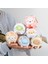 Bir Stil Peluş Kolye Oyuncak Kapaklı Anahtarlık Küçük Arkadaş Kedi Peluş Çanta Kolye Anahtarlık Bebek 8c, 6 Çeşit WJ04 (Yurt Dışından) 2