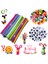 50STICK200POM100GÖZ Stili Renkli Peluş Çubuklar Yün Ponponlar Malzemeler Çocuklar Dıy Montessori Zanaat Boru Matematik Sayma Eğitim Sopa Çocuk Bulmacalar Oyuncak (Yurt Dışından) 5