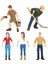 No.8 Stili Işçi Çiftçi Aksiyon Figürü Pvc Insanlar Modeli Simülasyon Heykelcik Kalıp Dekor Manzara Dıy Aksesuarları Oyuncaklar Çocuklar Için Çocuklar Hediye (Yurt Dışından) 5