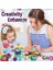 52 Adet Tarzı Çiçek Bahçesi Bina Kök Oyuncaklar Bahçecilik Kız Çocuklar Için Hediyeler Pretend Çocuk Oyuncak Okul Öncesi Çocuklar Kız Için Istifleme Oyunu Playset Dıy (Yurt Dışından) 5