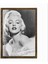 Masif Çerçeveli Marilyn Monroe Resmi Baskılı Tablo 2
