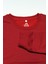 Unisex Kırmızı Sweatshirt Aslan Kafası Sarı Kırmızı Yeleli Galata Lion Baskılı Sweat 2