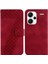 Xiaomi Redmi Için Not 13 Pro Artı Flip Folio Kapak Cüzdan Kabartmalı Pu (Yurt Dışından) 1