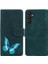 Samsung Galaxy A54 5g Için Kılıf Cüzdan Renk Baskılı Kelebek Flip Folio (Yurt Dışından) 1
