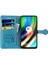 Moto G9 Artı Kısa Kayış Kapak Kapak Karikatür Hayvanlar Deri Kılıf (Yurt Dışından) 4
