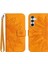 Kart Yuvaları Tutucu Kabartmalı Ayçiçeği ile Samsung Galaxy S23 Fe Için Kılıf (Yurt Dışından) 1