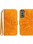 Samsung Galaxy S21 Artı Kısa Kayış Kabartmalı Ayçiçeği Flip Telefon (Yurt Dışından) 1