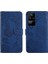 Xiaomi Poco F4 5g Pu Deri Bilek Kayışı Çiçekler ile Kapak Çevirin (Yurt Dışından) 1
