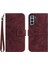 Samsung Galaxy S21 Artı Kısa Kayış Kabartmalı Ayçiçeği Flip Telefon (Yurt Dışından) 1