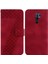 Telefon Kılıfı Için Xiaomi Redmi 9 Kabartmalı Desen Cüzdan Flip Folio Kapak Pu (Yurt Dışından) 1