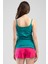 Kadın Mint İp Askılı Şortlu Pijama Takımı 4