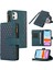 Xstep Case Xstepcase Apple iPhone 11 Için Fermuarlı Cep Deri Cüzdan Telefon Kılıfı 9 Kart Yuvaları Eşkenar Dörtgen Basılmış Stant Kabuğu (Yurt Dışından) 1