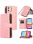 Xstep Case Xstepcase Apple iPhone 11 Için Fermuarlı Cep Deri Cüzdan Telefon Kılıfı 9 Kart Yuvaları Eşkenar Dörtgen Basılmış Stant Kabuğu (Yurt Dışından) 1