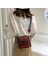 Küçük Çanta Kadın 2024 Yeni Gelgit Kore Yüzlerce Doku Crossbody Çanta Geniş Omuz Askısı Moda Omuz Küçük Kare Çanta (Yurt Dışından) 3