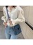 Küçük Çanta Kadın 2024 Yeni Gelgit Kore Yüzlerce Doku Crossbody Çanta Geniş Omuz Askısı Moda Omuz Küçük Kare Çanta (Yurt Dışından) 4
