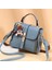 Kadın Çantaları 2024 Sonbahar ve Kış Yeni Net Kırmızı Moda Küçük Kare Çanta Zincir El Omuz Crossbody Gelgit (Yurt Dışından) 2