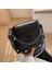 Küçük Çanta Kadın 2024 Yeni Gelgit Kore Yüzlerce Doku Crossbody Çanta Geniş Omuz Askısı Moda Omuz Küçük Kare Çanta (Yurt Dışından) 1