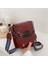 Küçük Çanta Kadın 2024 Yeni Gelgit Kore Yüzlerce Doku Crossbody Çanta Geniş Omuz Askısı Moda Omuz Küçük Kare Çanta (Yurt Dışından) 2