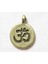 19CM Tarzı Bronz Yoga Erkekler Kadınlar Japa Mala Om Bilezikler Lotus Buda Yoga Charm Bilek Siyah Labradorit Boncuklu Bilek Boho Yoga Siyah Takı (Yurt Dışından) 2