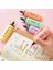 5 Adet Macaron Renk Işaretleyici Fosforlu Kalem Hafif Renkler Vurgulamak Spot Liner Kırtasiye Ofis Aksesuarları Okul Malzemeleri A6713 (Yurt Dışından) 4