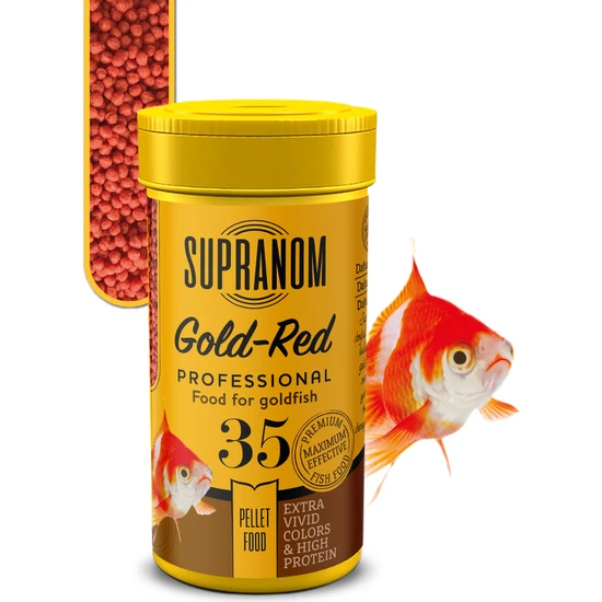 Supranom Japon Balık Yemi Gold-Red Pellet Food 100 ml