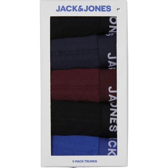 Jack & Jones Jack & Jones Jack Jones Erkek Extra Rahat Pamuklu 5 Li Boxer 12242494