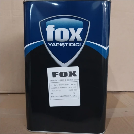Fox Universal Kontakt Yapıştırıcı 3kg Kırmızı