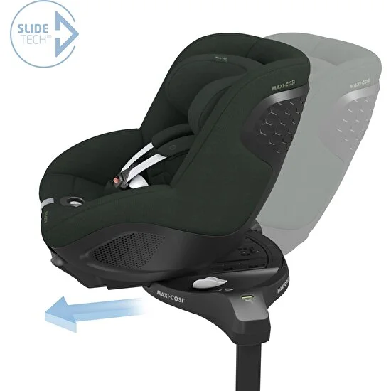 Maxi-Cosi Mica 360 Pro i-Size Dünyanın İlk Kızaklı, Araç Dışına Çıkabilen İsofix'li 360 Dönebilir Yatabilir 0-18 kg Bebek Oto Koltuğu Authentic Green