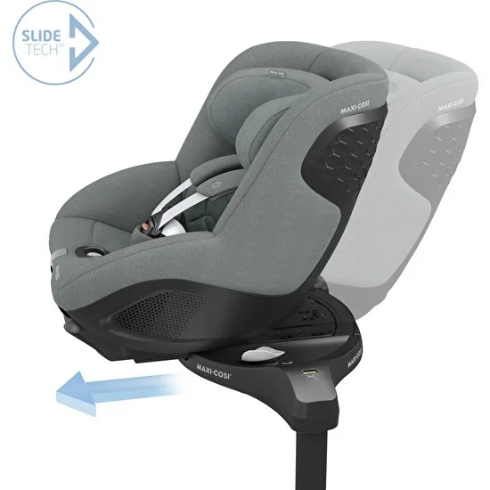 Maxi-Cosi Mica 360 Pro i-Size Dünyanın İlk Kızaklı, Araç Dışına Çıkabilen ADAC'lı İsofix'li 360 Dönebilir Yatabilir 0-18 kg Bebek Oto Koltuğu Authentic Grey