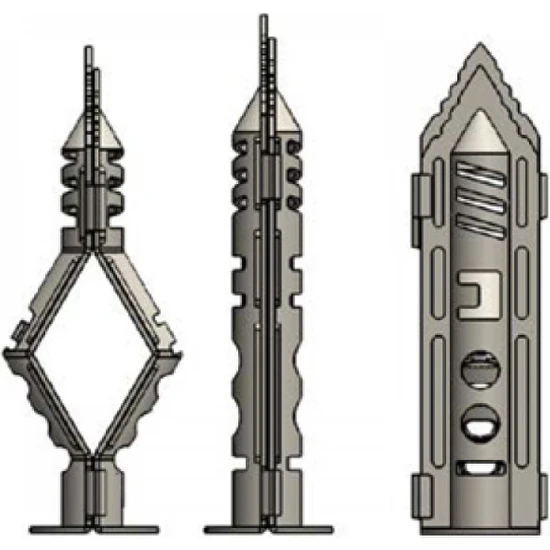 Dübelci Paraşüt Alçıpan Korniş Dübeli Metal Turbolet Jilet Alçıpan Dübeli 40MM Uzun