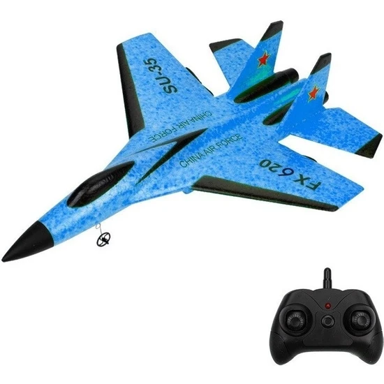 Chowha Hulv Su 35 Avion Rc Uzaktan Kumanda Uçak Kontrolörü Su-35 Avcı Modeli Uçak - Sarı (Yurt Dışından)