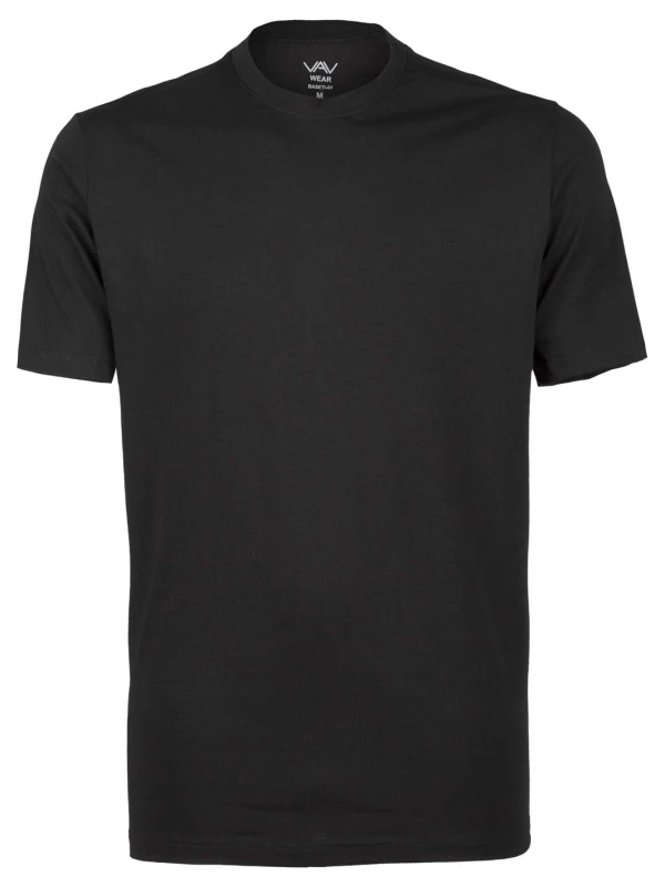 VAV Wear Outdoor T-Shirt Basic Pamuklu Erkek Uzun Kollu Tişört Terletmez Sıfır Yaka BASETI05