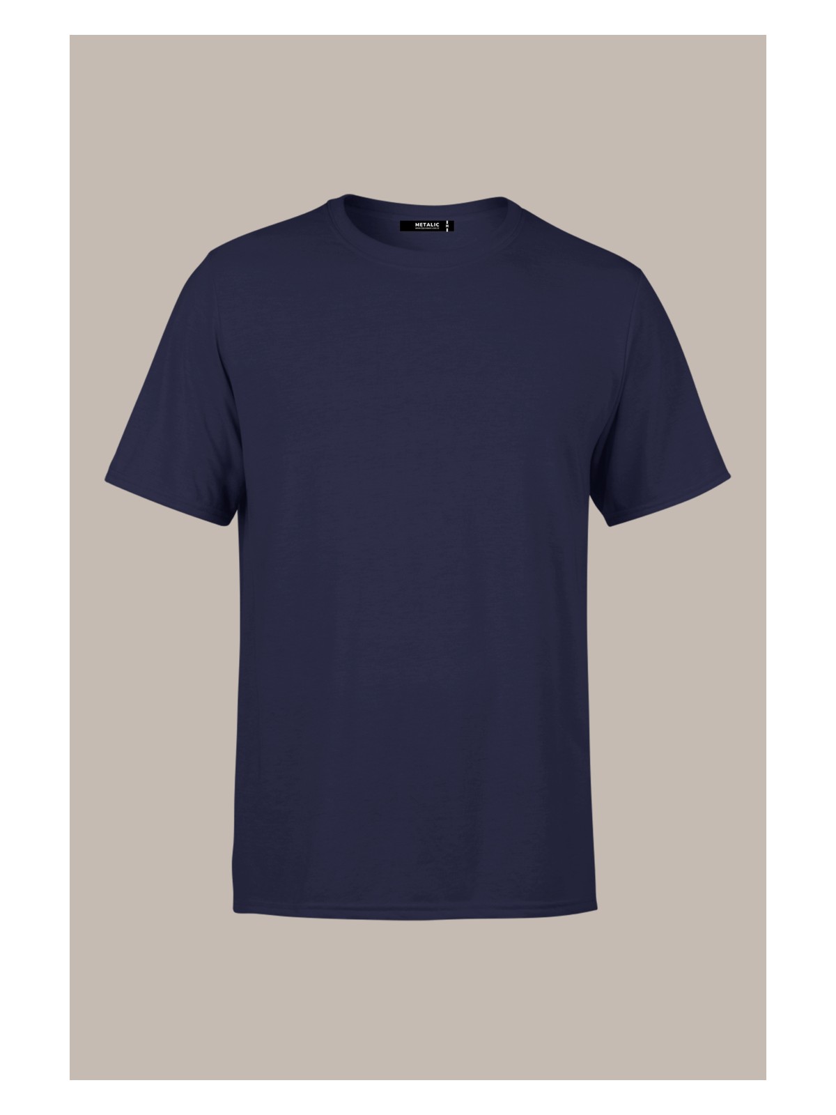 Mmetalic Erkek Siyah T- Shirt Regular Fit Rahat Kesim Bisiklet Yaka Basic Tişört - Görsel 6