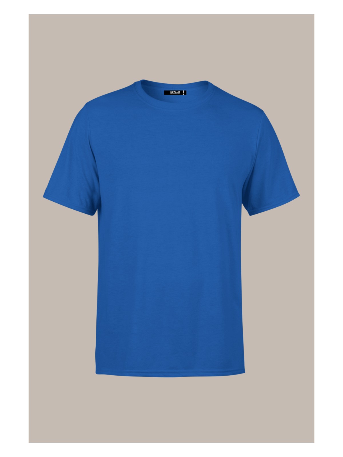 Mmetalic Erkek Siyah T- Shirt Regular Fit Rahat Kesim Bisiklet Yaka Basic Tişört - Görsel 3