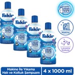 Fakir Lavantalı Makine Halı ve Koltuk Şampuanı 1000ml x 4 Güçlü Etki ile Derinlemesine Temizlik