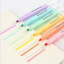 Mingjinshop3 Et Of Çift Başlı Floresan Fosforlu Marker Marker Pastel Cetvel Kalemi Öğrenci Okul Ofis Malzemeleri (Yurt Dışından)