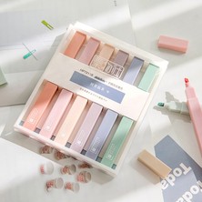 Mingjinshop3 No.1 Tarzı Et Yumuşak Ucu Fosforlu Açık Renk Kawaii Işaretleyici Kalem Dıy Fotoğraf Albümü Dergisi Floresan Kalem Öğrenci Kırtasiye (Yurt Dışından)