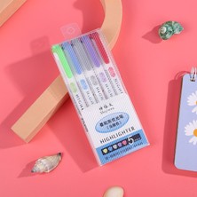 Mingjinshop3 Açık Renk Stili Et Japon Kırtasiye Floresan Marker Eğik Kafa Fosforlu Kalemler Okul Boyama Malzemeleri Için (Yurt Dışından)
