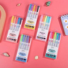 Mingjinshop3 Açık Renk Stili Et Japon Kırtasiye Floresan Marker Eğik Kafa Fosforlu Kalemler Okul Boyama Malzemeleri Için (Yurt Dışından)