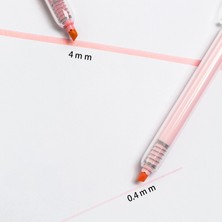 Mingjinshop3 B Tarzı Et Çeşitli Pastel Renkler Fosforlu Keski Ucu Işaretleme Kalemi Okul Ofis Malzemeleri Kırtasiye (Yurt Dışından)