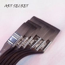 Mingjinshop3 3882-1,5 Inç Tarzı Artsecret Sincap Taklit Sentetik Saç Pro Sanatçı Guaj Yağ Suluboya Fırçası Boya Aracı Bambu Saplı Sanat Malzemesi (Yurt Dışından)