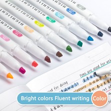 Mingjinshop3 Açık Sarı Stil 25 Renk Çift Kafa Fosforlu Kalem Sevimli Kalem Seti Mildliner Sanat Malzemeleri Pastel Işaretleyici Kalemler Öğrenci Okul Ofis Kırtasiye Işareti (Yurt Dışından)