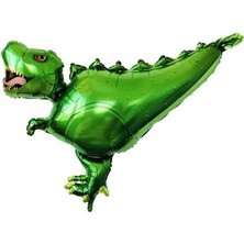 Parti Adresi Yeşil dinozor Folyo Balon Doğum Günü Parti Balonu 99X75 cm