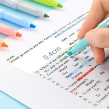 Mingjinshop3 Doğa Grisi Stili Lot Silinebilir Fosforlu Kalem Frixion Mürekkep Floresan Pastel Doğa Renk Marker Liner Çizim Yazı Okulu Için A6250 (Yurt Dışından)