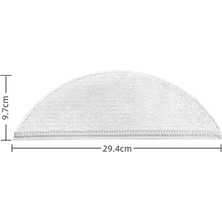 Silhouette R1 / Lidstro S1 Robotlu Süpürge Için Yedek Parçalar Ana Yan Fırça Hepa Filtre Paspas Pedi Toz Torbası (Yurt Dışından)