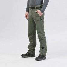 Quechua Erkek Su Tutmaz ve Sıcak Tutan Outdoor Pantolon - Kahverengi - SH500 Mountain