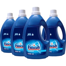 Finish Classic Jel 4x1300 ml Bulaşık Makinesi Deterjanı