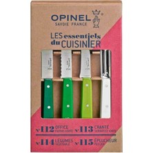 Opinel Fifties Primavera 4 Essentials Mutfak Bıçağı Seti